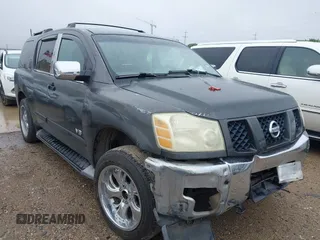 2005 Nissan Armada SE z VIN 5N1AA08B35N708269, wystawiony jako IAAI lot #41876796 z przebiegiem 219 312 mil mil oraz . Historia ofert i sprzedaży dostępna na DreamBid. Obrazek 1.