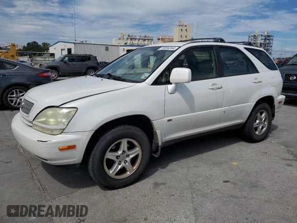 2002 Lexus RX 300 with VIN JTJGF10U620142603, listed as a Copart auction lot 73094344 with 135,347 mi miles and Salvage Title. Bid and sale history available at carsss.com. Image 1.