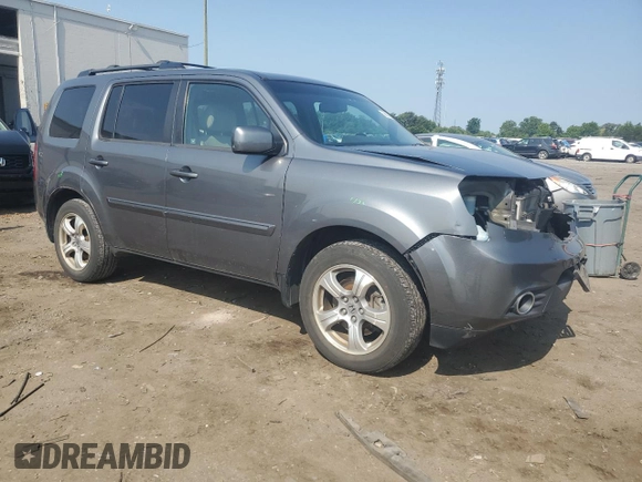 2012 Honda Pilot EX-L with VIN 5FNYF4H66CB084493, listed as a Copart auction lot 59683655 with 112,477 mi miles and Salvage title. Bid and sale history available at DreamBid. Image 4.
