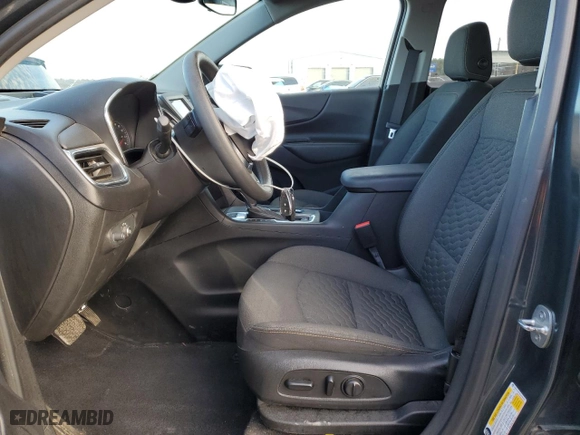 2020 Chevrolet Equinox LT with VIN 2GNAXUEV9L6241876, listed as a Copart auction lot 46735345 with 96,445 mi miles and Salvage Title. Bid and sale history available at carsss.com. Image 7.