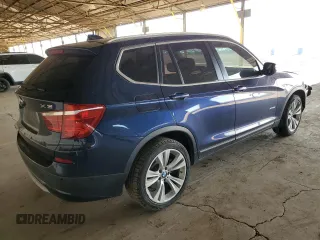 2014 BMW X3 xDrive35i with VIN 5UXWX7C5XE0E81308, listed as a Copart auction lot 52182575 with 110,137 mi miles and Salvage Title. Bid and sale history available at DreamBid. Image 3.