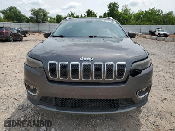 2019 Jeep Cherokee Limited with VIN 1C4PJMDN1KD259536, listed as a Copart auction lot 60029695 with 117,294 mi miles and Salvage title. Bid and sale history available at DreamBid. Image 5.