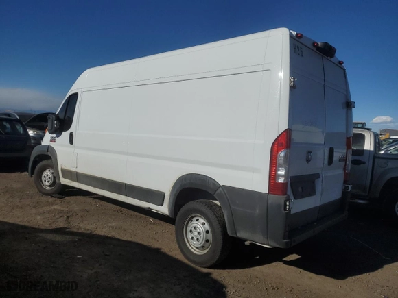 2018 Ram ProMaster Cargo Van with VIN 3C6TRVDG8JE151725, listed as a Copart auction lot 42853375 with 0 mi miles and Salvage Title. Bid and sale history available at carsss.com. Image 2.