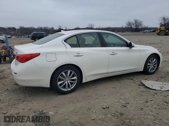 2016 Infiniti Q50 3.0t Premium with VIN JN1EV7AR5GM344216, listed as a Copart auction lot 49312195 with 141,899 mi miles and Salvage Title. Bid and sale history available at carsss.com. Image 3.