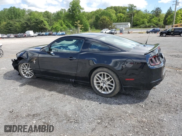 2014 Ford Mustang V6 with VIN 1ZVBP8AM9E5244581, listed as a Copart auction lot 55741495 with 78,705 mi miles and Salvage Title. Bid and sale history available at DreamBid. Image 2.