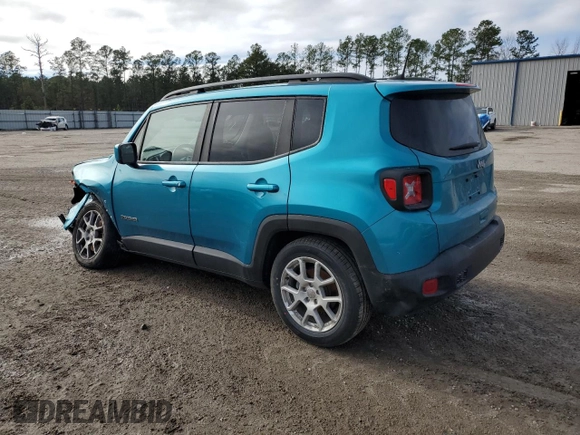 2020 Jeep Renegade Altitude z VIN ZACNJAB10LPK93456, wystawiony jako Copart lot #85796514 z przebiegiem Nie podano mil oraz Szkoda całkowita • Salvage title. Historia ofert i sprzedaży dostępna na DreamBid. Obrazek 2.