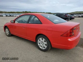 2001 Honda Civic EX with VIN 1HGEM22971L118856, listed as a Copart auction lot 53528605 with 195,412 mi miles and Salvage Title. Bid and sale history available at carsss.com. Image 2.