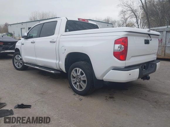 2017 Toyota Tundra Platinum with VIN 5TFGW5F17HX214500, listed as a IAAI auction lot 42103903 with 76,775 mi miles and . Bid and sale history available at DreamBid. Image 3.