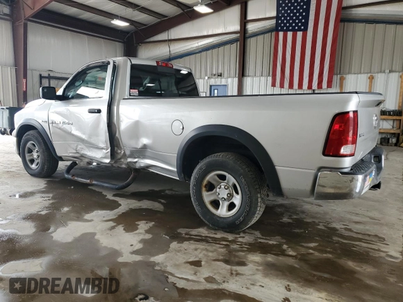 2012 Ram 1500 Tradesman z VIN 3C6JD7DT4CG110093, wystawiony jako Copart lot #53642215 z przebiegiem 110 996 mil mil oraz Szkoda całkowita • Salvage title. Historia ofert i sprzedaży dostępna na DreamBid. Obrazek 2.