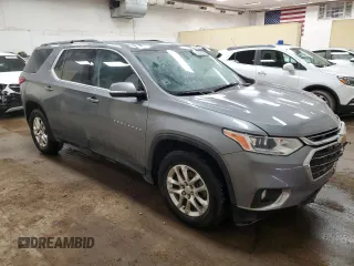 2019 Chevrolet Traverse LT Cloth with VIN 1GNEVGKW0KJ313460, listed as a Copart auction lot 53276505 with 77,087 mi miles and Clean Title. Bid and sale history available at carsss.com. Image 4.