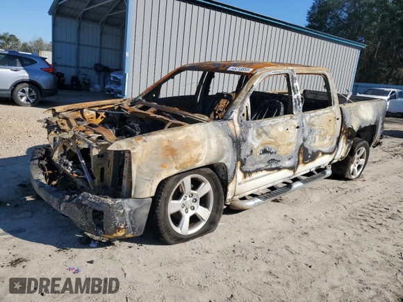 2018 Chevrolet Silverado 1500 LT with VIN 3GCUKREC0JG322816, listed as a Copart auction lot 43213855 with 0 mi miles and Non Repairable. Bid and sale history available at carsss.com. Image 1.