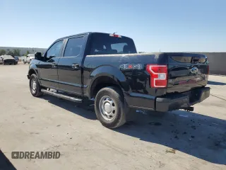 2018 Ford F-150 XL with VIN 1FTEW1EBXJFD71394, listed as a Copart auction lot 52384775 with 185,267 mi miles and Salvage Title. Bid and sale history available at carsss.com. Image 2.