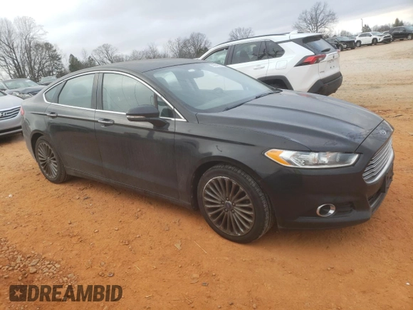 2013 Ford Fusion Titanium with VIN 3FA6P0K98DR123865, listed as a Copart auction lot 42846505 with 94,598 mi miles and Salvage Title. Bid and sale history available at DreamBid. Image 4.