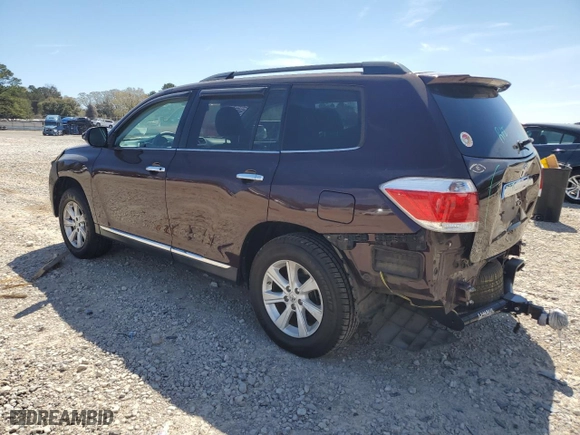 2013 Toyota Highlander with VIN 5TDZK3EHXDS142277, listed as a Copart auction lot 49280485 with 92,459 mi miles and Salvage Title. Bid and sale history available at carsss.com. Image 2.