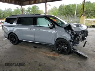 2024 Kia Carnival SX Prestige with VIN KNDNE5H32R6362683, listed as a Copart auction lot 73296184 with 18,395 mi miles and Salvage Title. Bid and sale history available at carsss.com. Image 4.