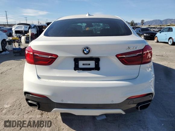 2018 BMW X6 sDrive35i with VIN 5UXKU0C54J0G81433, listed as a Copart auction lot 46646985 with 84,981 mi miles and Salvage Title. Bid and sale history available at carsss.com. Image 6.