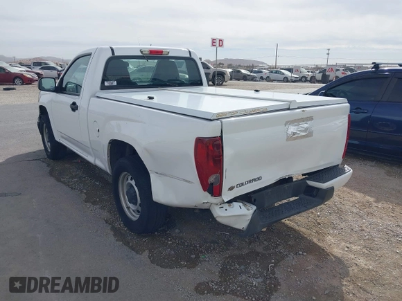 2012 Chevrolet Colorado Work Truck with VIN 1GCCSBFE4C8168235, listed as a IAAI auction lot 41569718 with 177,724 mi miles. Bid and sale history available at carsss.com. Image 3.