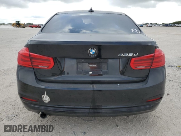 2018 BMW 3 Series 328d with VIN WBA8E5C59JA507626, listed as a Copart auction lot 71957104 with Not provided miles and Salvage title. Bid and sale history available at DreamBid. Image 6.