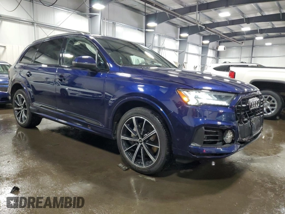 2021 Audi Q7 Premium Plus z VIN WA1LXAF79MD014507, wystawiony jako Copart lot #59815775 z przebiegiem 55 164 mil mil oraz Szkoda całkowita • Salvage title. Historia ofert i sprzedaży dostępna na DreamBid. Obrazek 4.