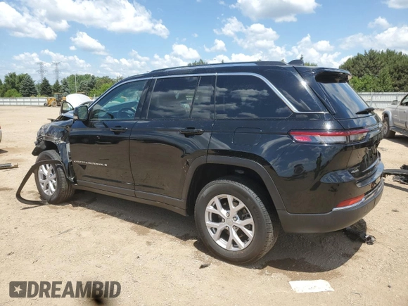 2022 Jeep Grand Cherokee Limited with VIN 1C4RJHBG3N8521574, listed as a Copart auction lot 63047765 with 26,959 mi miles and Salvage title. Bid and sale history available at DreamBid. Image 2.