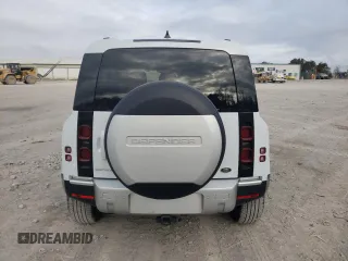 2021 Land Rover Defender S with VIN SALEJERX7M2044693, listed as a Copart auction lot 79848234 with 46,881 mi miles and Salvage title. Bid and sale history available at DreamBid. Image 6.