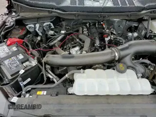 2025 Ford F-150 Lariat with VIN 1FTFW5L8XSFA15404, listed as a Copart auction lot 58945285 with 3,454 mi miles and Salvage title. Bid and sale history available at DreamBid. Image 14.