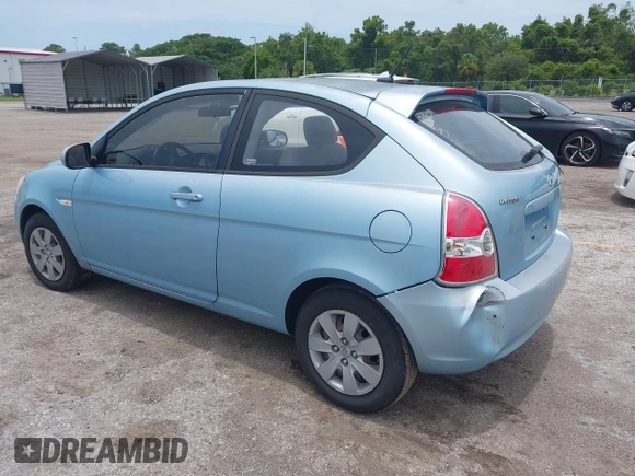 2010 Hyundai Accent GS with VIN KMHCM3AC6AU166878, listed as a IAAI auction lot 42426645 with 168,224 mi miles and . Bid and sale history available at DreamBid. Image 3.