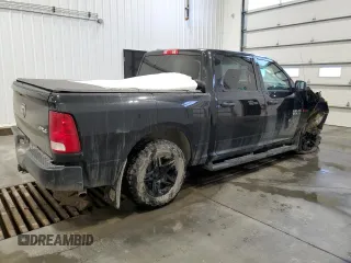 2016 Ram 1500 Tradesman z VIN 1C6RR7KM7GS285498, wystawiony jako Copart lot #81280764 z przebiegiem 188 289 mil mil oraz Szkoda całkowita • Salvage title. Historia ofert i sprzedaży dostępna na DreamBid. Obrazek 3.