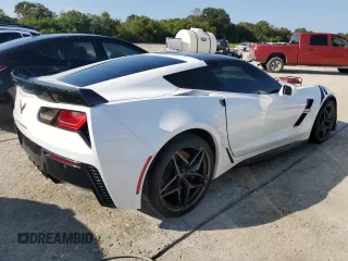2019 Chevrolet Corvette Grand Sport 2LT with VIN 1G1YY2D76K5121242, listed as a Copart auction lot 74897434 with 0 mi miles and Non Repairable. Bid and sale history available at carsss.com. Image 3.