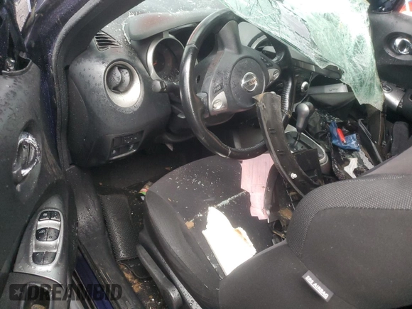 2015 Nissan Juke SV with VIN JN8AF5MV9FT557457, listed as a Copart auction lot 86496374 with Not Provided miles and Salvage Title. Bid and sale history available at DreamBid. Image 8.