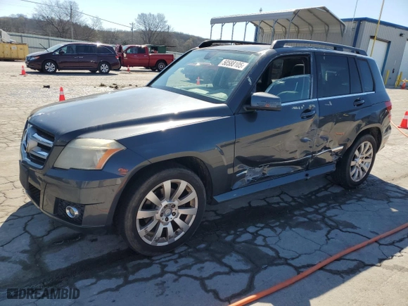 2010 Mercedes-Benz GLK-Class GLK 350 with VIN WDCGG8HB2AF461188, listed as a Copart auction lot 50588105 with 143,858 mi miles and Salvage Title. Bid and sale history available at carsss.com. Image 1.