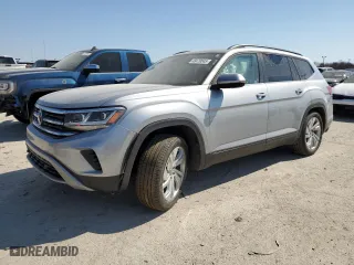 2021 Volkswagen Atlas 3.6L V6 SE w/Technology with VIN 1V2KR2CA3MC503507, listed as a Copart auction lot 48479045 with 121,870 mi miles and Non Repairable. Bid and sale history available at carsss.com. Image 1.