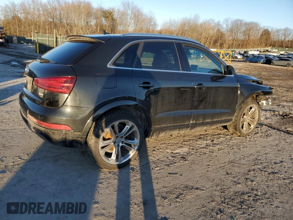2015 Audi Q3 2.0T Prestige with VIN WA1GFCFS5FR010772, listed as a Copart auction lot 45697865 with 104,705 mi miles and Salvage Title. Bid and sale history available at carsss.com. Image 3.