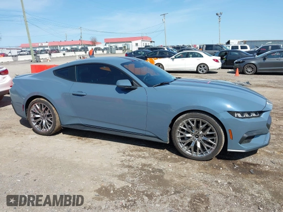 2024 Ford Mustang EcoBoost with VIN 1FA6P8TH1R5135645, listed as a IAAI auction lot 41936457 with 10,871 mi miles. Bid and sale history available at carsss.com. Image 13.