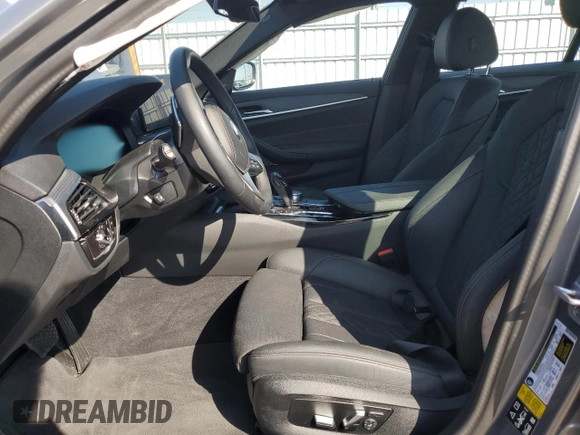 2023 BMW 5 Series 530i xDrive with VIN WBA13BJ0XPWY17065, listed as a Copart auction lot 50660805 with Not provided miles and Salvage title. Bid and sale history available at DreamBid. Image 7.