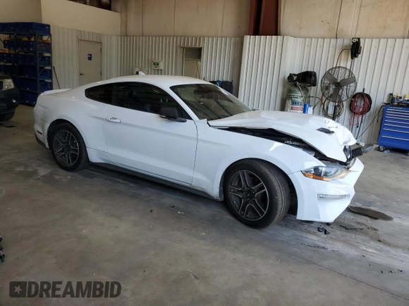 2022 Ford Mustang EcoBoost with VIN 1FA6P8TH6N5100254, listed as a Copart auction lot 53247395 with 75,098 mi miles and Salvage title. Bid and sale history available at DreamBid. Image 4.