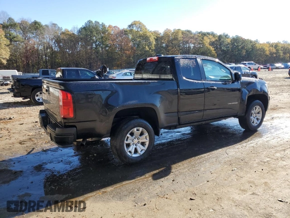 2021 Chevrolet Colorado 2WD LT with VIN 1GCHSCEA0M1258454, listed as a Copart auction lot 82616794 with 72,050 mi miles and Non Repairable. Bid and sale history available at carsss.com. Image 3.