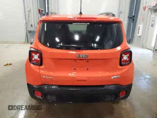2018 Jeep Renegade Latitude with VIN ZACCJBBB3JPH01860, listed as a Copart auction lot 46614685 with 67,118 mi miles and Salvage title. Bid and sale history available at DreamBid. Image 6.