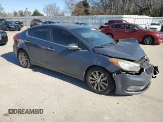 2014 Kia Forte EX with VIN KNAFX4A81E5047546, listed as a Copart auction lot 89078535 with 184,664 mi miles and Salvage Title. Bid and sale history available at carsss.com. Image 4.