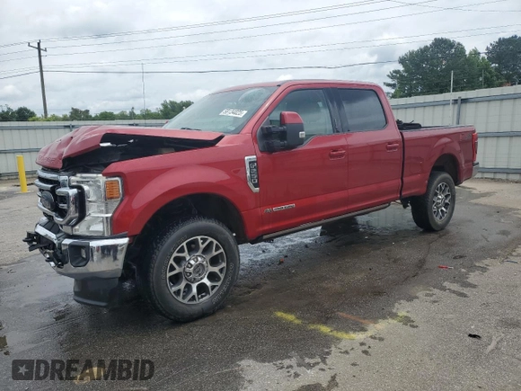 2021 Ford F-250 XL with VIN 1FT7W2BT2MEC56357, listed as a Copart auction lot 58134025 with 112,357 mi miles and Salvage title. Bid and sale history available at DreamBid. Image 1.