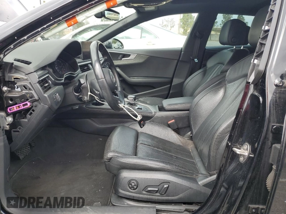 2018 Audi A5 Sportback Premium Plus z VIN WAUENCF54JA016870, wystawiony jako Copart lot #54835275 z przebiegiem 92 844 mil mil oraz Szkoda całkowita • Salvage title. Historia ofert i sprzedaży dostępna na DreamBid. Obrazek 7.
