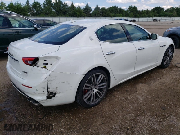 2019 Maserati Ghibli S Q4 GranLusso with VIN ZAM57YTL4K1312711, listed as a Copart auction lot 63291414 with 24,467 mi miles and Salvage Title. Bid and sale history available at carsss.com. Image 3.