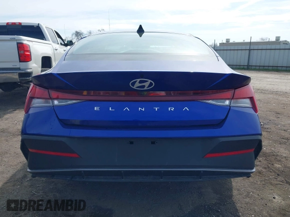 2024 Hyundai Elantra SEL with VIN KMHLM4DGXRU820751, listed as a IAAI auction lot 41600603 with 9,137 mi miles and . Bid and sale history available at DreamBid. Image 16.