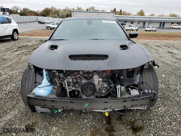 2022 Dodge Charger SRT Hellcat Widebody with VIN 2C3CDXL91NH121860, listed as a Copart auction lot 81974614 with 8,530 mi miles and Salvage Title. Bid and sale history available at carsss.com. Image 5.