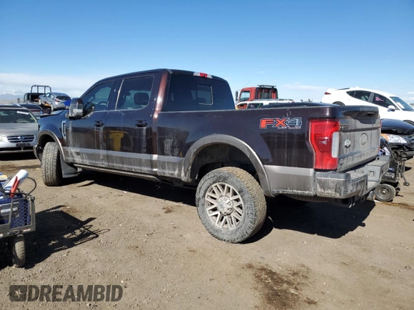 2018 Ford Super Duty F-250 SRW XL with VIN 1FT7W2BTXJEB60116, listed as a Copart auction lot 45531455 with 126,307 mi miles and Salvage Title. Bid and sale history available at carsss.com. Image 2.