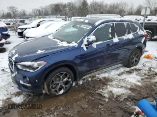 2019 BMW X1 sDrive28i z VIN WBXHU7C55K5L11293, wystawiony jako Copart lot #44140655 z przebiegiem Nie podano mil oraz Szkoda całkowita • Salvage title. Historia ofert i sprzedaży dostępna na DreamBid. Obrazek 1.
