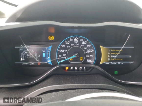 2016 Ford C-Max SEL with VIN 1FADP5BU5GL117307, listed as a Copart auction lot 44418885 with 254,641 mi miles and Salvage Title. Bid and sale history available at DreamBid. Image 9.