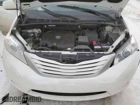 2017 Toyota Sienna LE with VIN 5TDJZ3DC2HS183152, listed as a Copart auction lot 88804605 with 221,348 mi miles and Salvage Title. Bid and sale history available at carsss.com. Image 12.