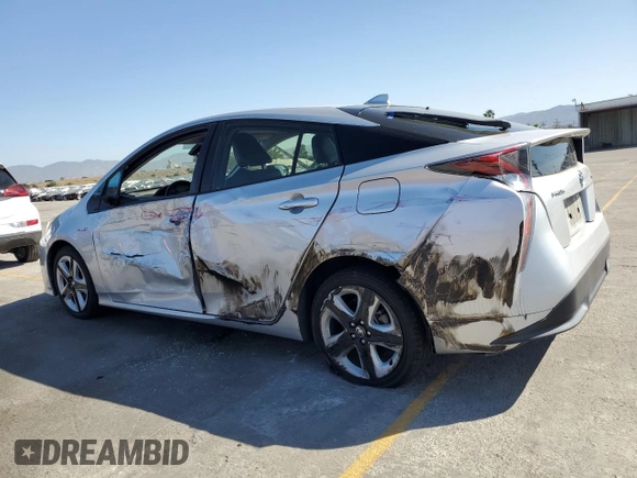 2017 Toyota Prius Two z VIN JTDKARFU1H3037038, wystawiony jako Copart lot #57699235 z przebiegiem 91 529 mil mil oraz Szkoda całkowita • Salvage title. Historia ofert i sprzedaży dostępna na DreamBid. Obrazek 2.