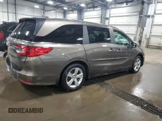 2019 Honda Odyssey EX with VIN 5FNRL6H56KB062976, listed as a Copart auction lot 49904685 with 65,401 mi miles and Salvage Title. Bid and sale history available at DreamBid. Image 3.